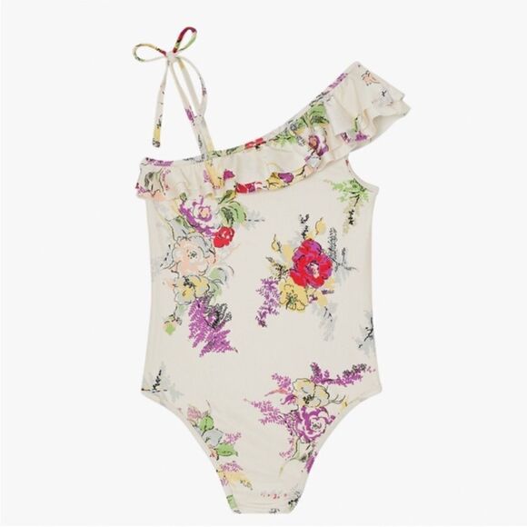 NWT ZIMMERMAN Girls Clover Frill One Piece Swimsuit - Picture 1 of 7